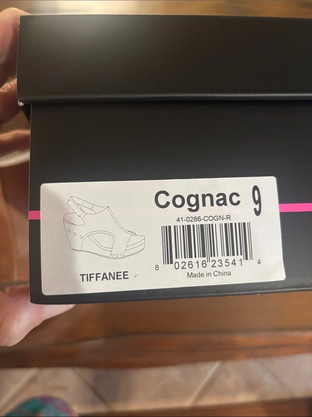 Corkys Cognac Wedge Sandals with Stud Details Tiffanee 9